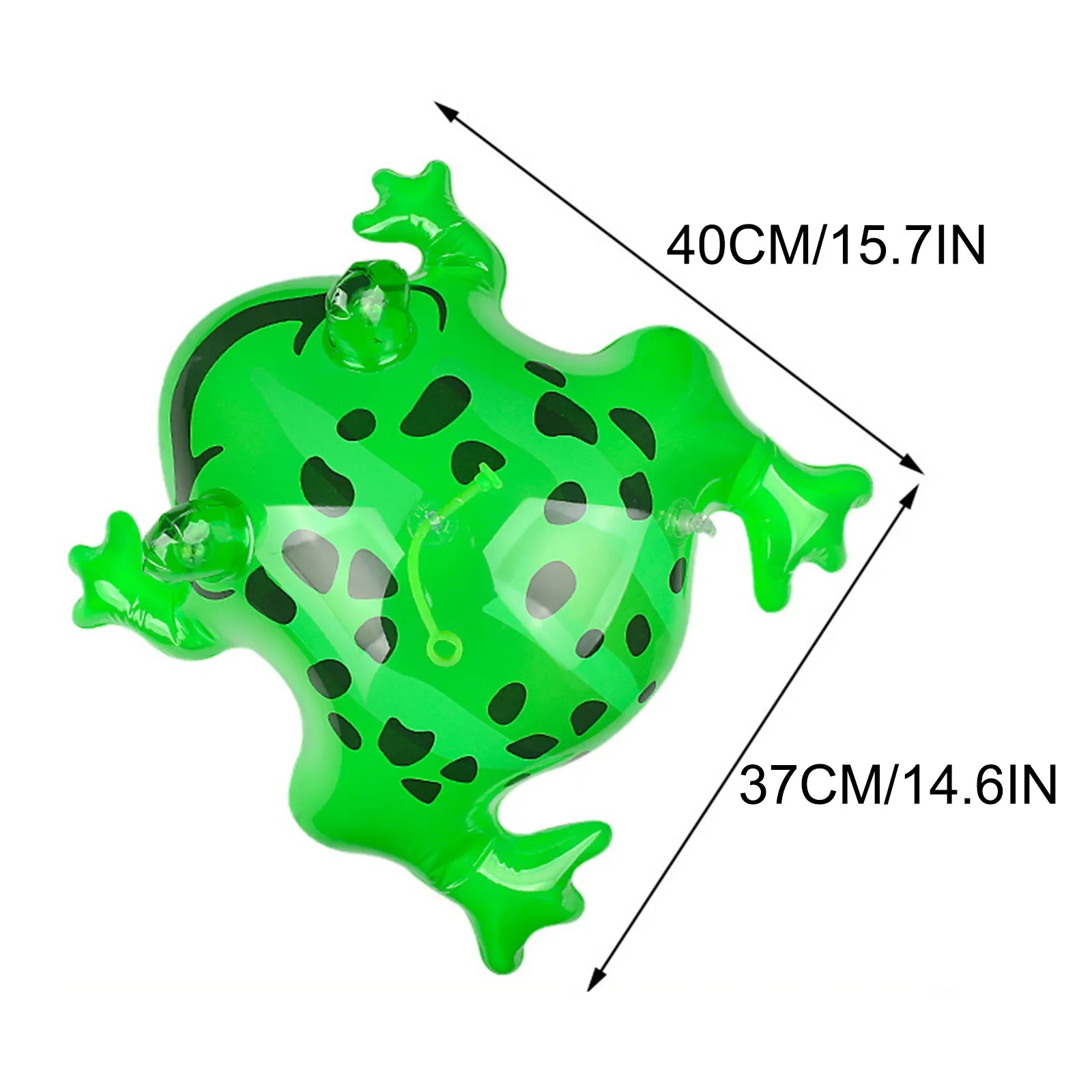 متوهجة نفخ الأخضر كذاب الضفدع العلجوم بالون الغابة ألعاب حيوانات مضحك الاطفال هدية حفلة عيد ميلاد الزفاف الديكور