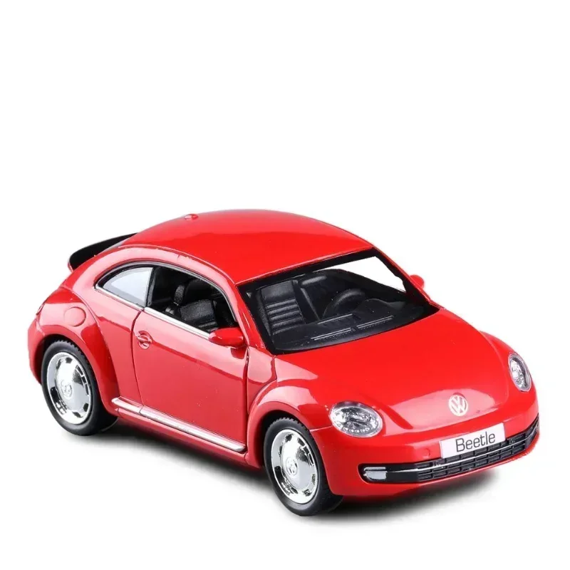 1:36 VOLKSWAGEN Beetle Diecast Alloy Metal Licensed Collection Collectible Car Model New Pull Back Toys Vehicle ornament