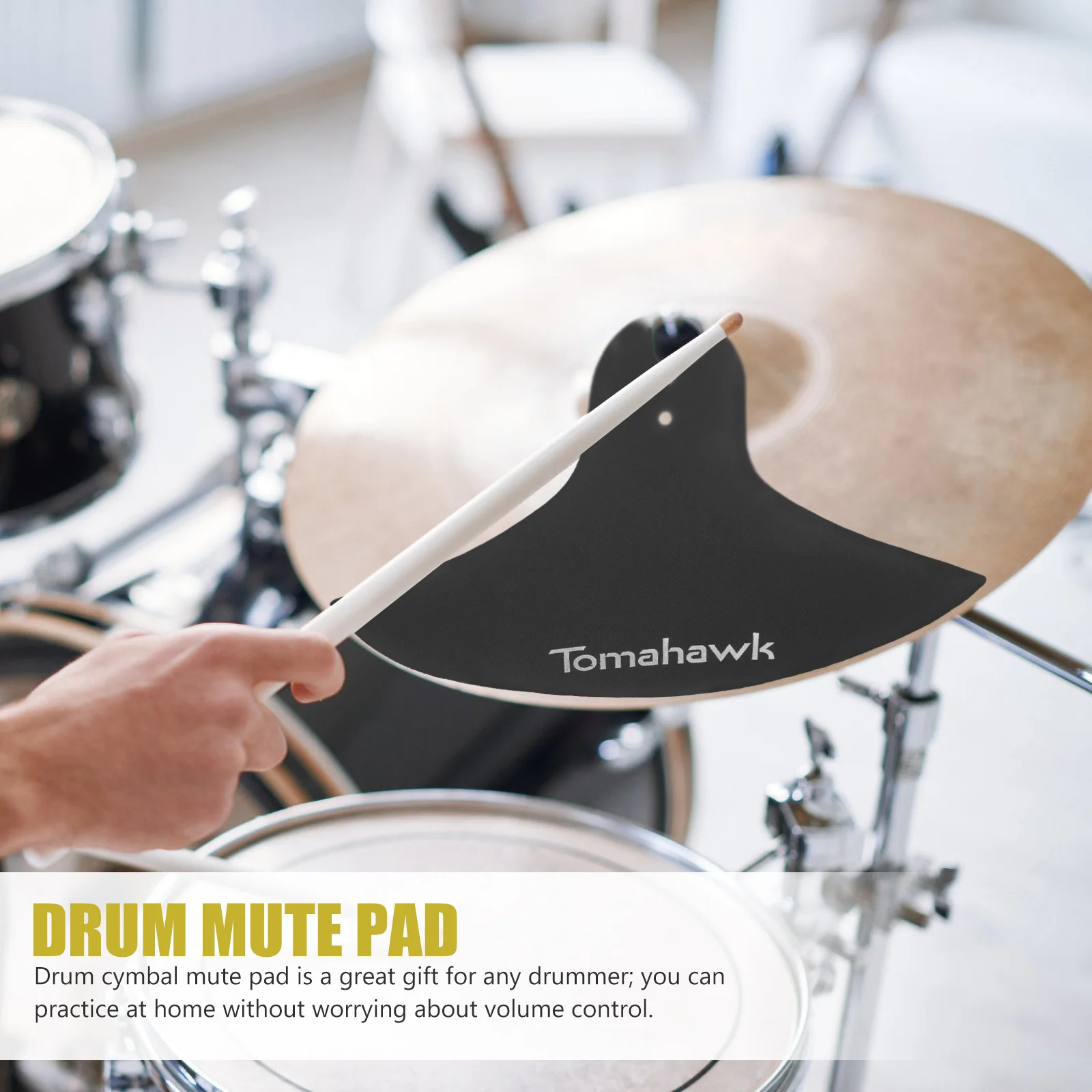 2pcs Drum Mute Pad Practice Pad Cymbal Mute Instrument Muffler Drum Noise-Absorbing Cloth For Jazz Snare ElectronicDumb