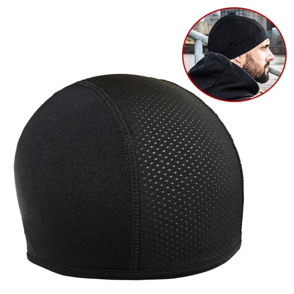 Motorcycle Helmet Inner Caps Balaclavas Breathable Cycling Quick-drying Wicking Cooling Hat Universal Men Women Sports Dome Cap