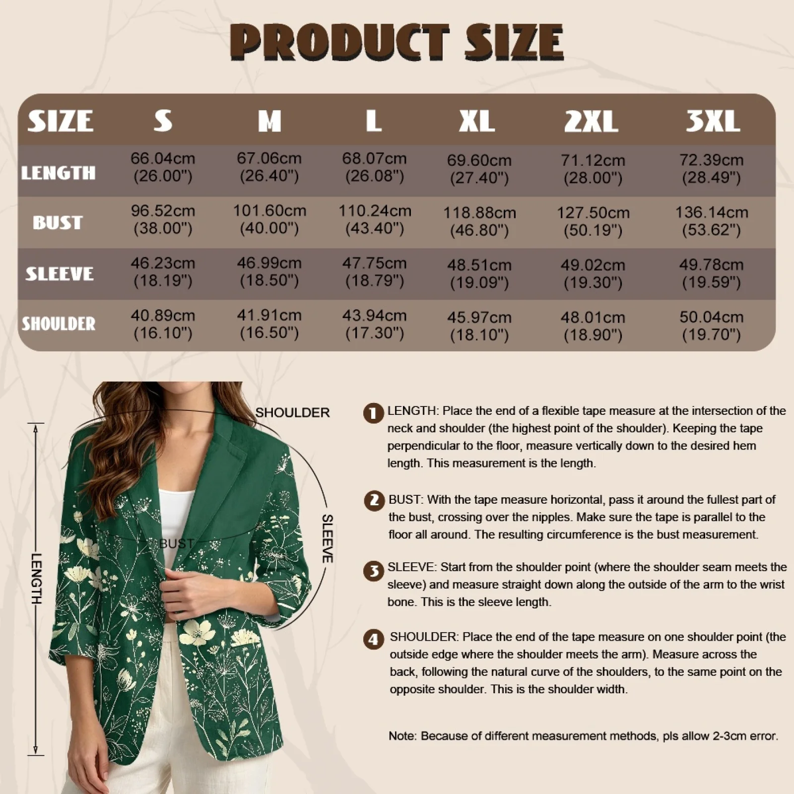 PENSTROLL Green Floral Print Casual Light Cover Up for Vacation Linen Like Beach Cover Ups S-3XL view 6