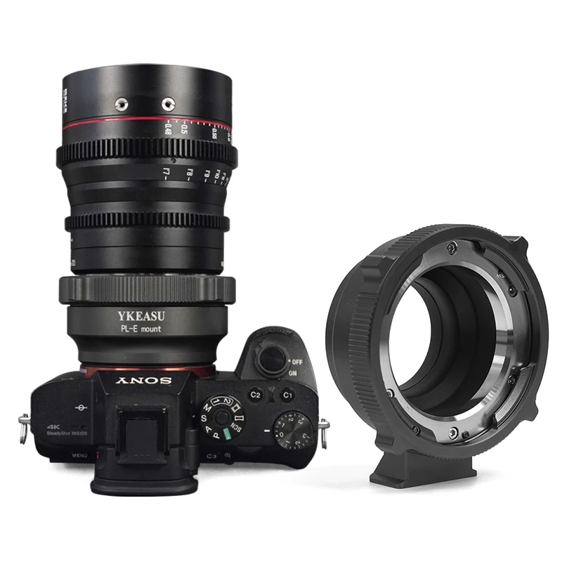 NIYI YKEASU محول عدسة الكاميرا لسوني E NEX FE جبل كاميرا PL جبل Cine عدسة A6400 A6500 FS7 FS5 A7Riii A7MV NEX3 NEX6 A7c