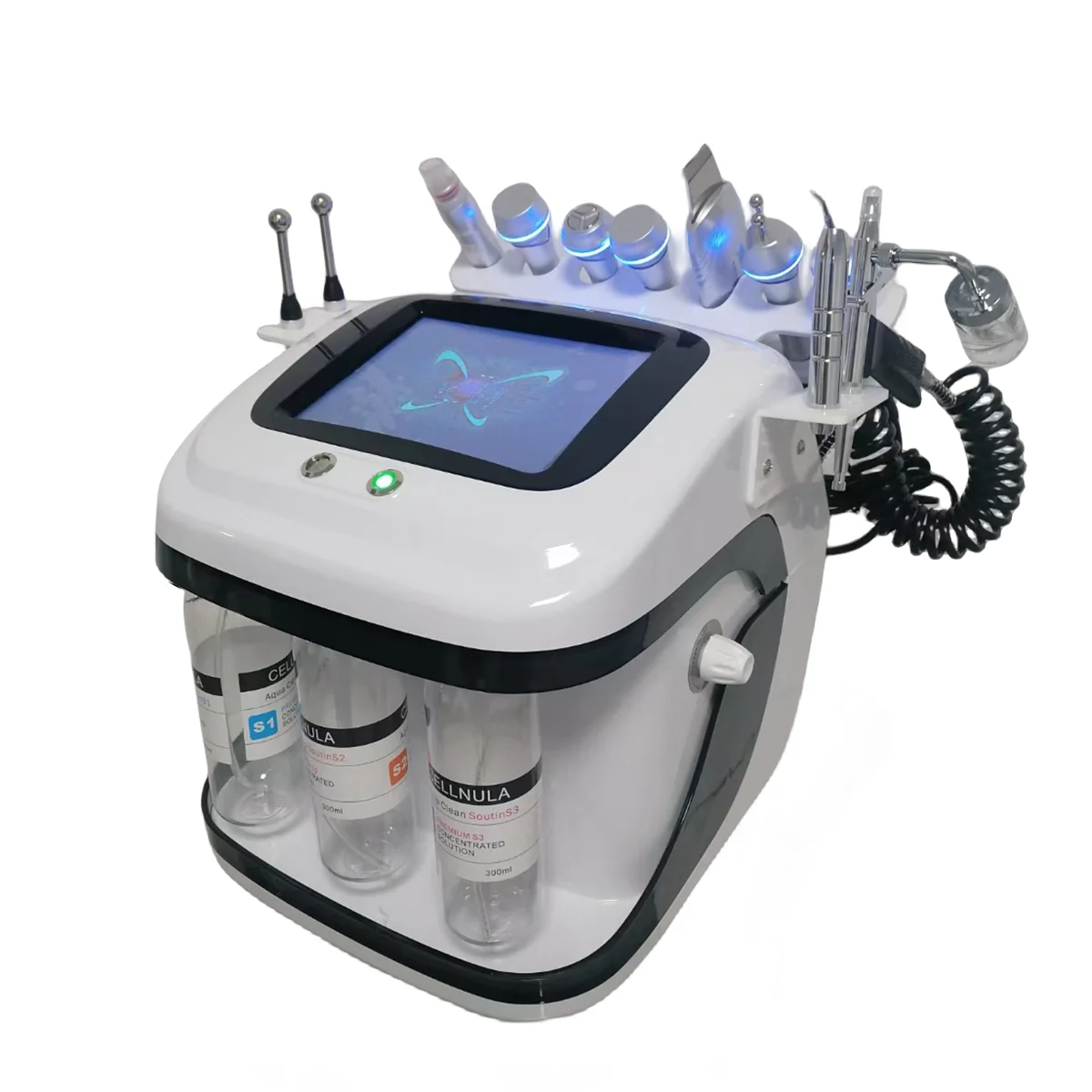 

10 In 1 Hydro Water Dermabrasion RF Bio-lifting Galvanic Spa Small Bubbles