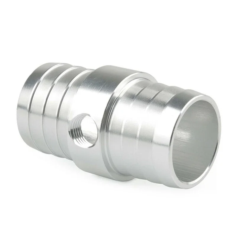 

Aluminum 1" Hose Connector Fitting With 1/8" NPT Steam Port Top Radiator Hose Adapter LS