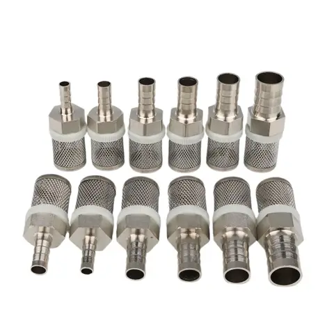8 ~ 20mm 호스 필터 스테인레스 스틸 메쉬 스트레이너 필터 관개 세차 수족관 물고기 탱크 워터 펌프 필터링