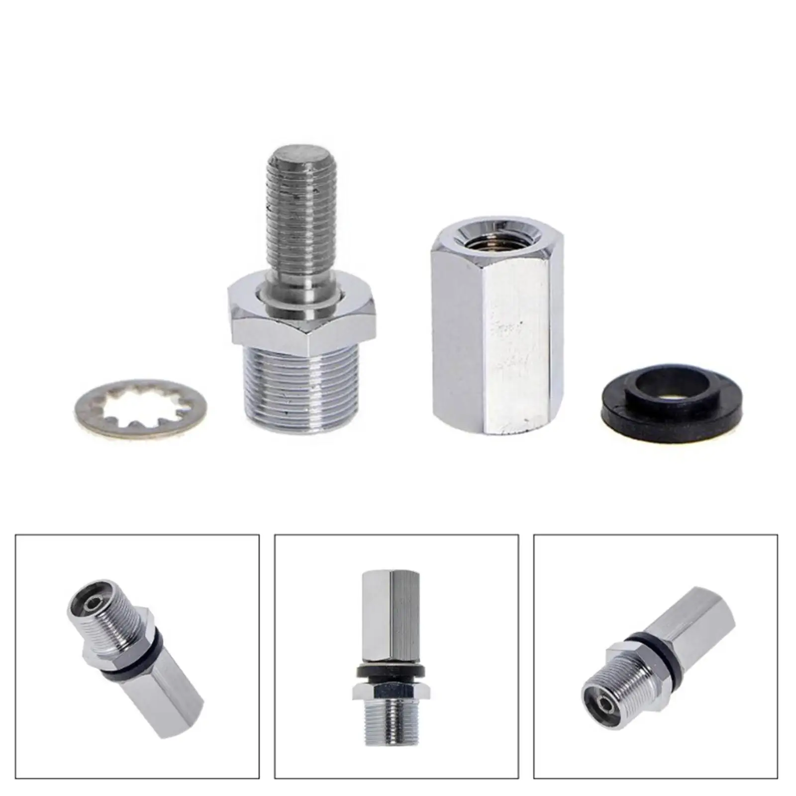 3x Antenna Adapter S216 3/8' 24 to SO239 Threads Easy to Install Connector