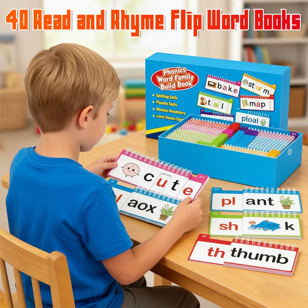reading-book-40-read-and-rhyme-build-books-word-family-build-books-flash-cards-vocabulary-cards-educational-reading