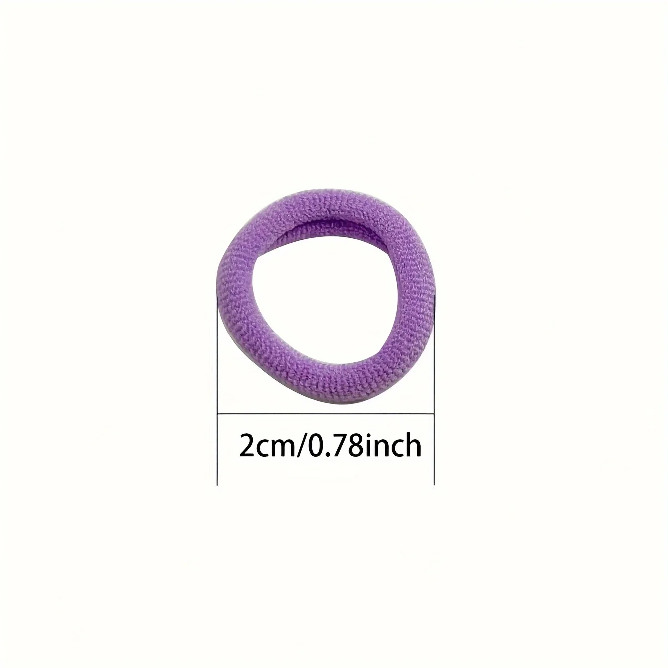 150 PCS Soft Rubber Hair Ties - Minimalist Circular Hair Bands for Normal Hair Types