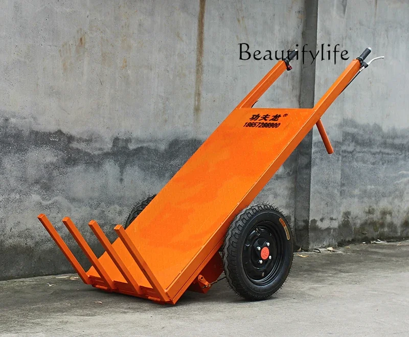 

Electric Flat Truck Two-Wheel Push-Pull Cargo Construction Site Factory