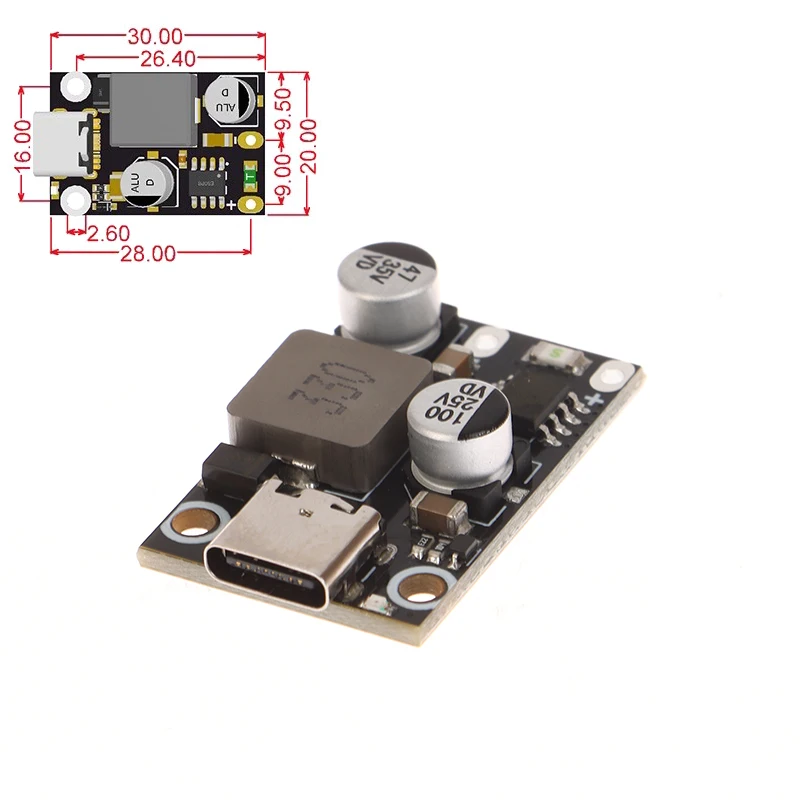 PD45W Type-C Interface Fast Charging Module PD3.0 PPS QC3.0 Charge Module Quick Charging Circuit Board