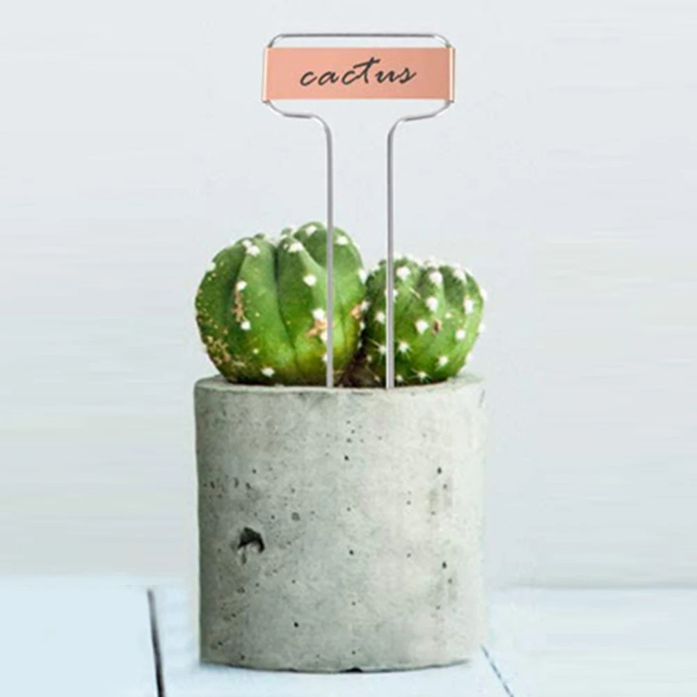 

10 Pcs Labels Compact Tags for Flower Garden Copper Plant Tags Marker Supplies Sturdy Design Garden Label Stakes Reusable