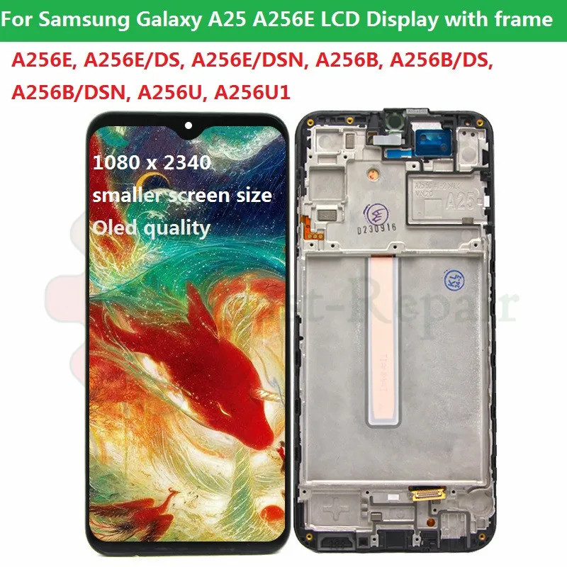 توصية وتحليل لشاشة LCD لجهاز Samsung Galaxy A256E