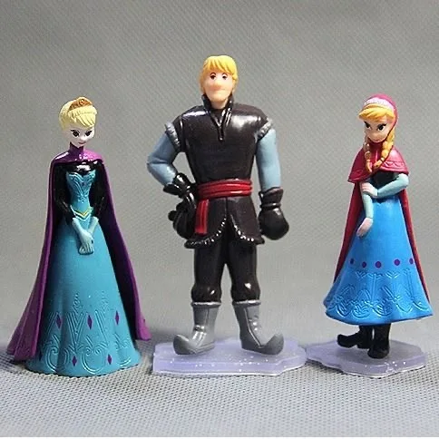 8 Stks/partij Disney Nieuwe Frozen 2 Anna Elsa Action Figures Kristoff Olaf Model Poppen Collectie Tos Voor Meisjes Maat 5-11Cm