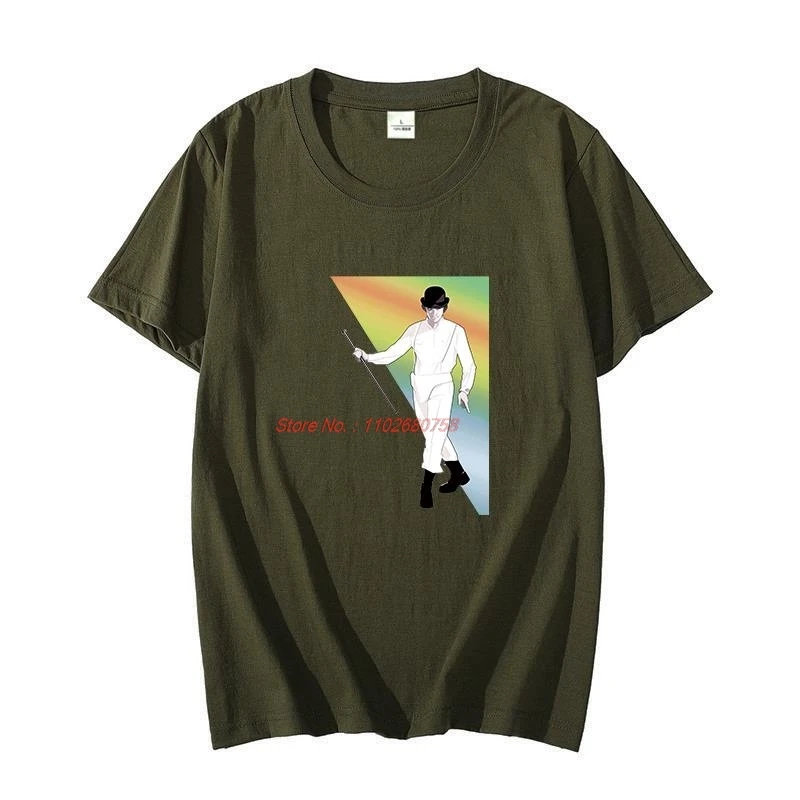 a Clockwork Orange Droogs Ultraviolence Kubrik Korova Milk Uhrwerk Graphic T-Shirt Men's Summer Fashion Top
