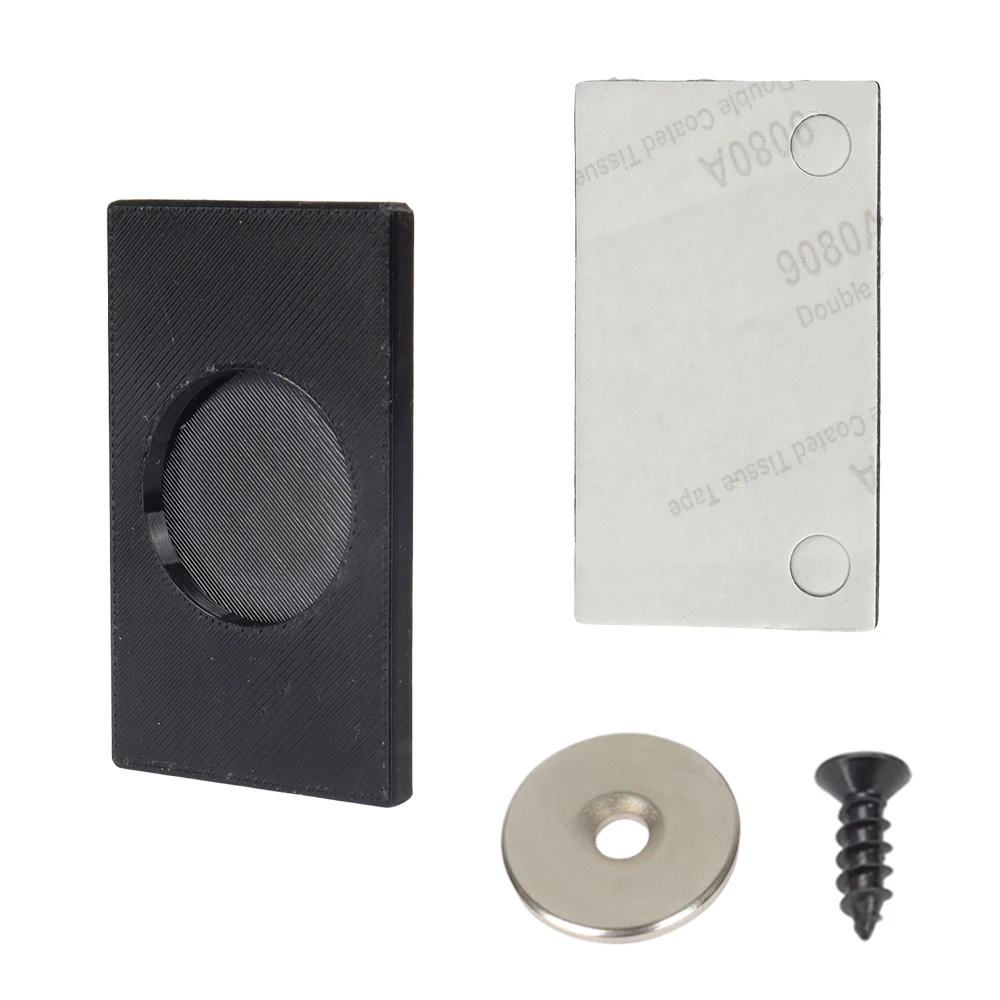 

Car Magnetic Number Plate Holder with Fixed Plate and Screws Universal for Car Caravan Trailer Car Accessories Black