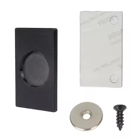 Car Magnetic Number Plate Holder with Fixed Plate and Screws Universal for Car Caravan Trailer Car Accessories Black