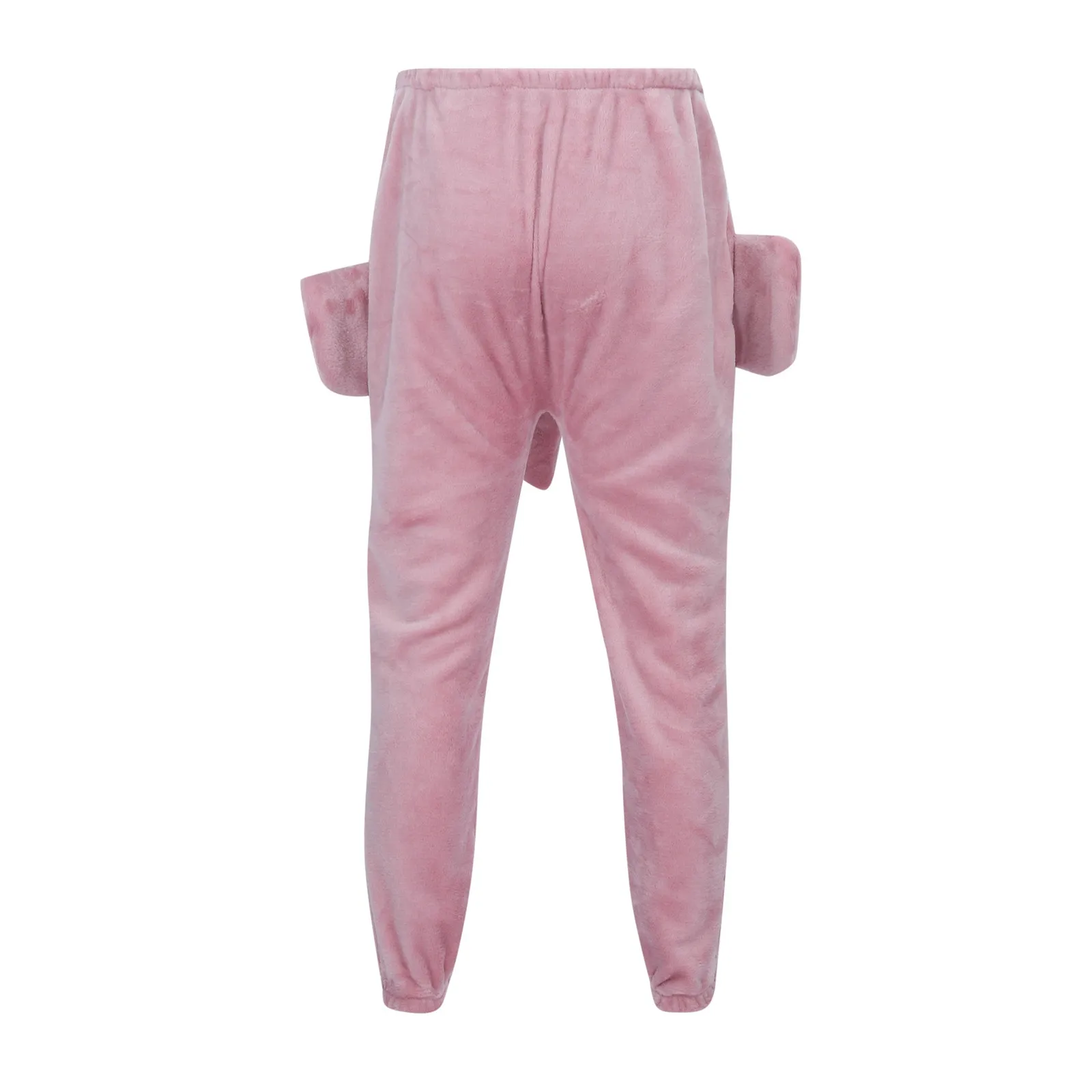 Heren Winter Broek Leuke Nieuwigheid Humoristische Verdikte Pyjama Broek Olifant Dier Thema Boxers Geschenken Voor Mannen Elastische Losse Broek