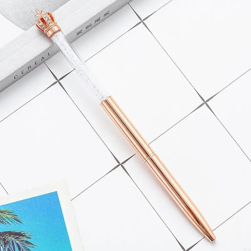 M5TB Crown Ballpoint Pens Twist Marvely كتابة المعادن الحبر الأسود PEN