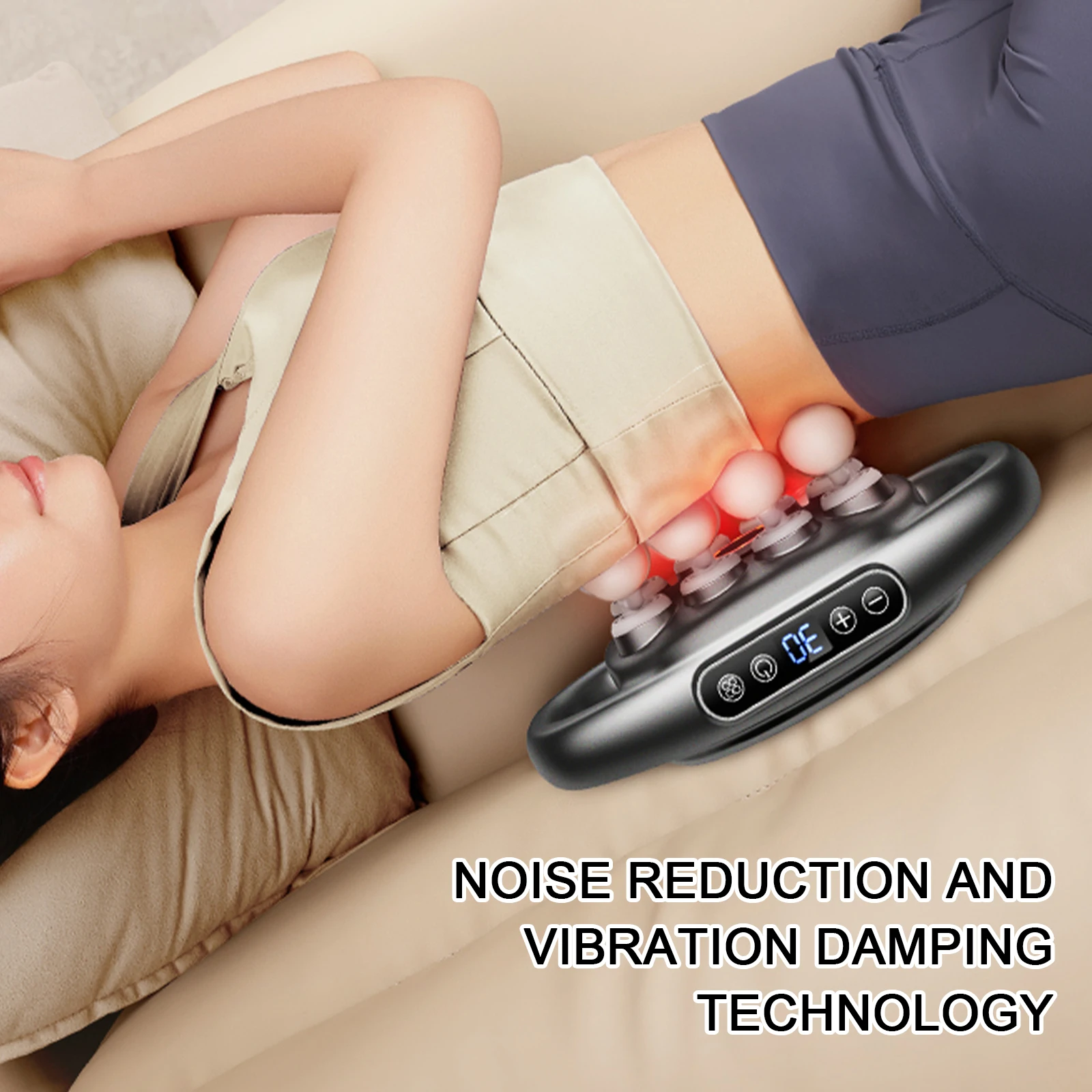 

16-Head Fascia Gun for Back Shoulders Legs Ache Relie 30-Level Adjustable Full Body Electric Muscle Massager Percussion Massager