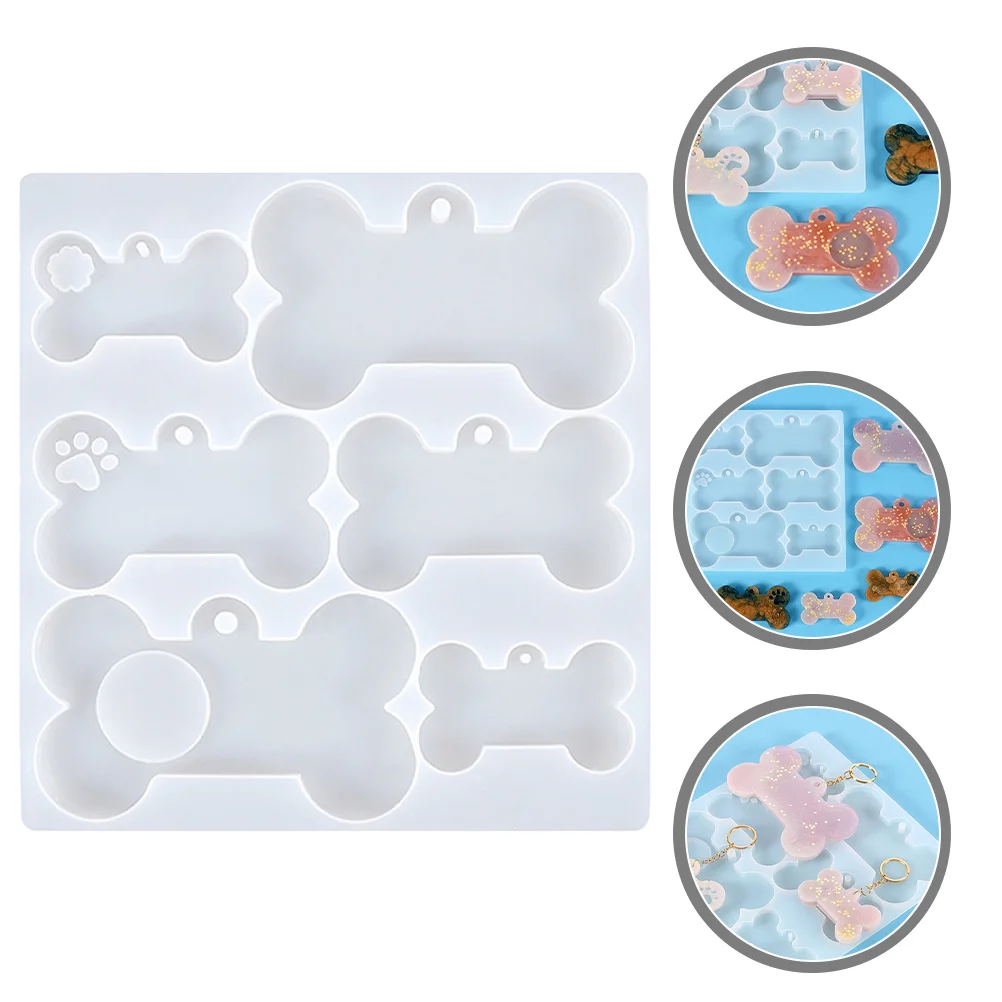 

DIY Bone Pendant Silicone Mold for Crafts Making High Elasticity Non-Stick Reusable Epoxy Casting Mold Tool DIY Supplies