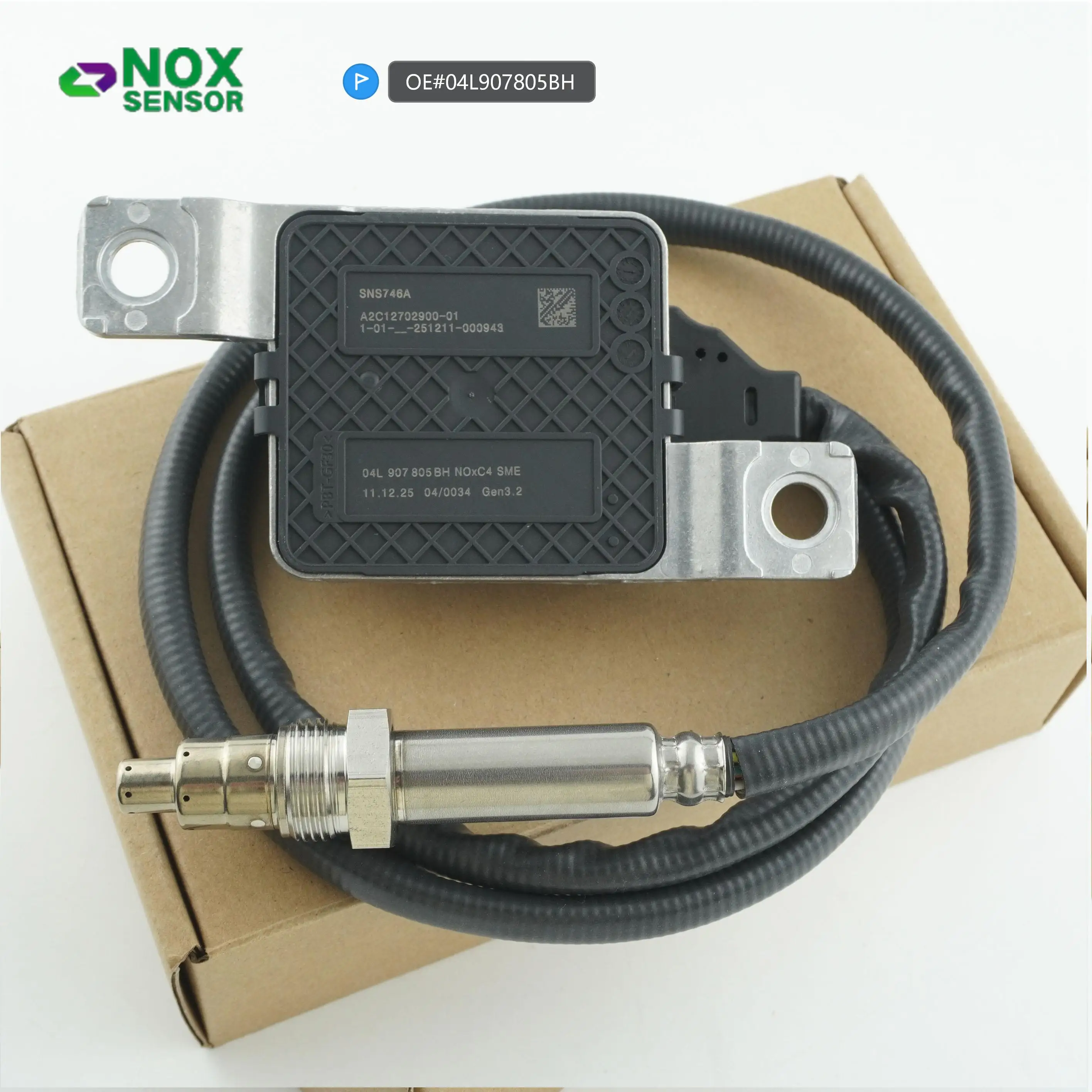 

04L907805BH Nitrogen Oxide Sensor New Nox Sensor Fit For VW Passat 2014-2020 Arteon 2017-20 Skoda Superb 2.0 TDI