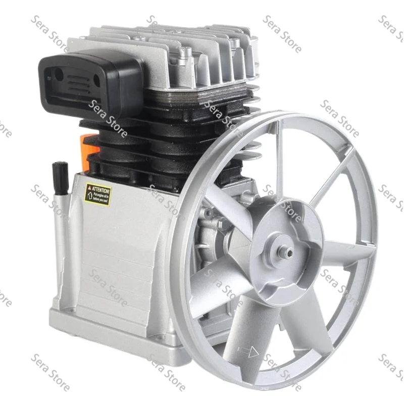 Air compressor head woodworker household diving spray paint modified with oil Rodi double cylinder pump head assembly