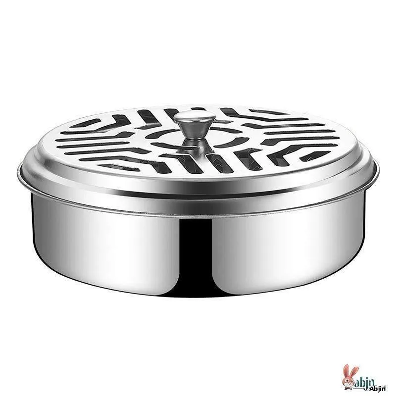 

Подставка для москитных спиралей и благовоний из нержавеющей стали 304 с крышкой, огнеупорная и термостойкая, для домашнего использования, в коробке