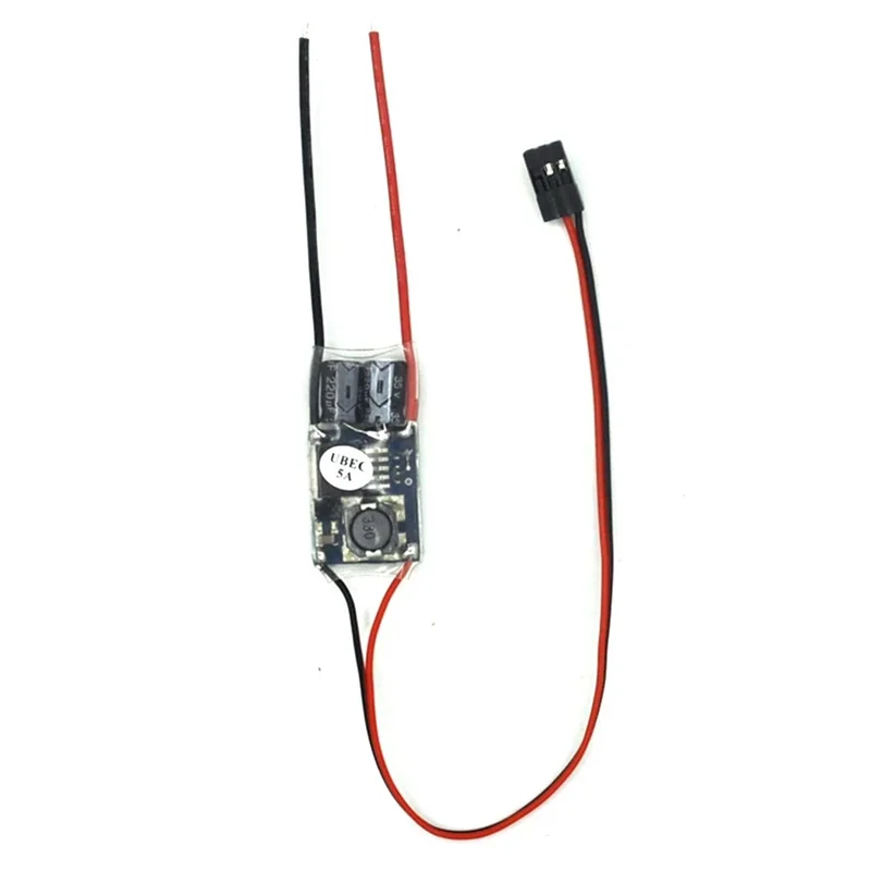 UBEC 5V BEC Full Shielding Antijamming Switching Regulator for FPV RC Drone Receiver Power Supply(5A)