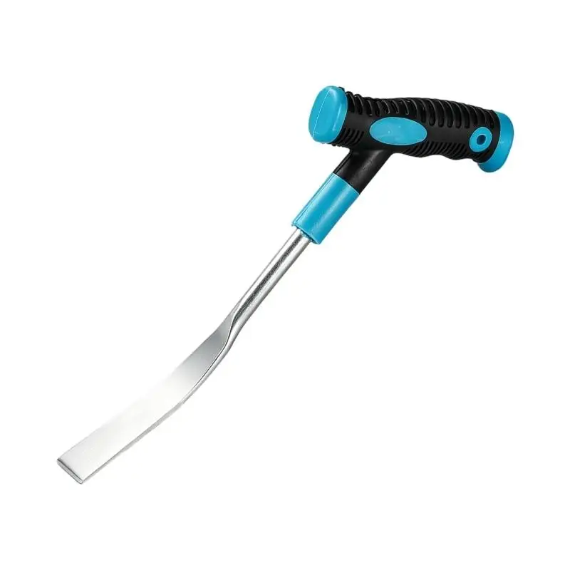 Garden Shovel Stainless Steel Hand Weeding Tool with T Grip for Loosening Soil and Removing D2RD