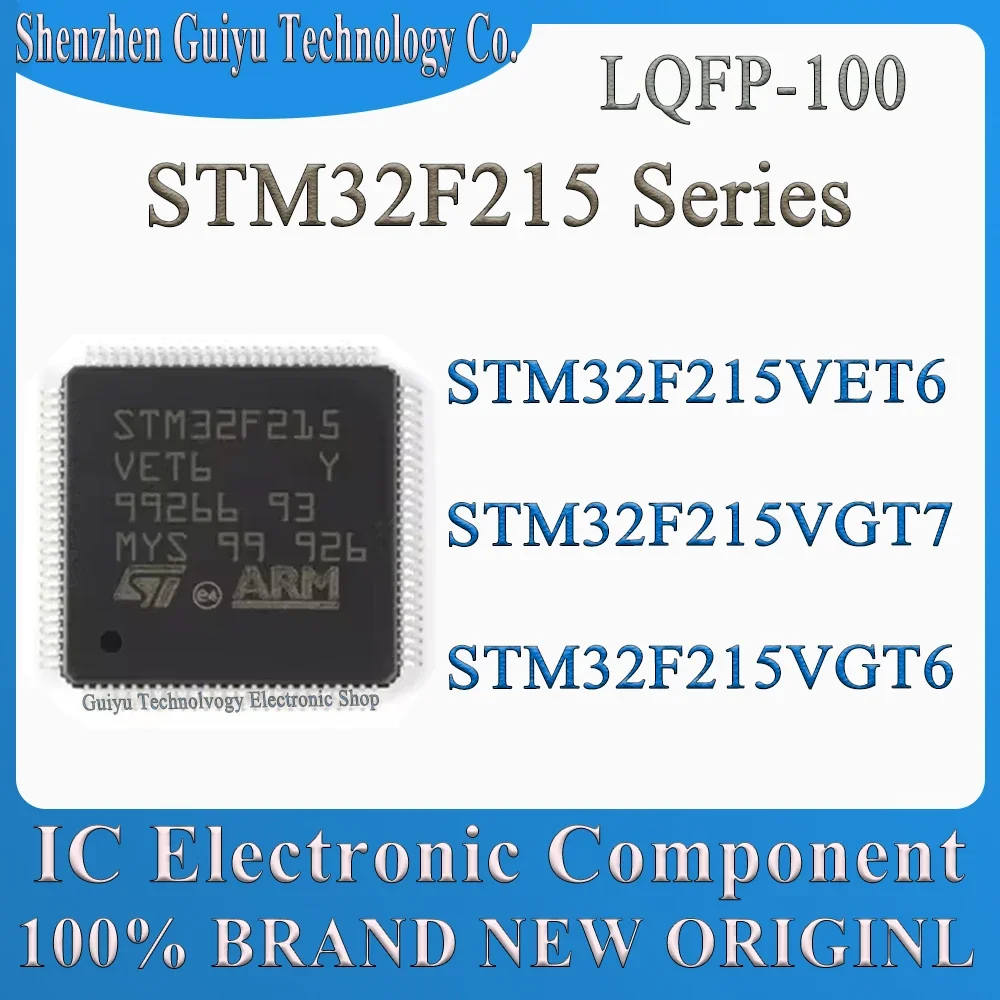 

STM32F215VET6 STM32F215VGT6 STM32F215VGT7 STM32F215 VET6 VGT6 VGT7 STM32F STM LQFP-100 IC MCU Chip