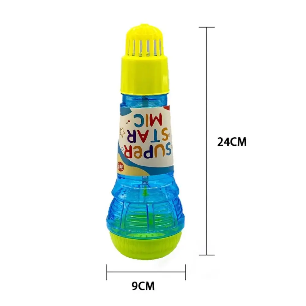 Kindergarten Kids Party Song Echo Microphone Large Size Adorable Mic Voice Changer Toy Early Educational Plastic Echo Microphone