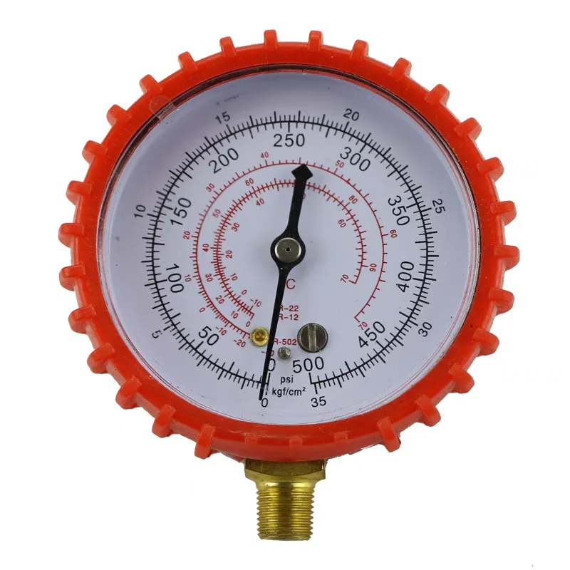 Snow Type Air Conditioner Fluorine Gauge Pressure Gauge Refrigerant Maintenance Tool for Household AC Repair