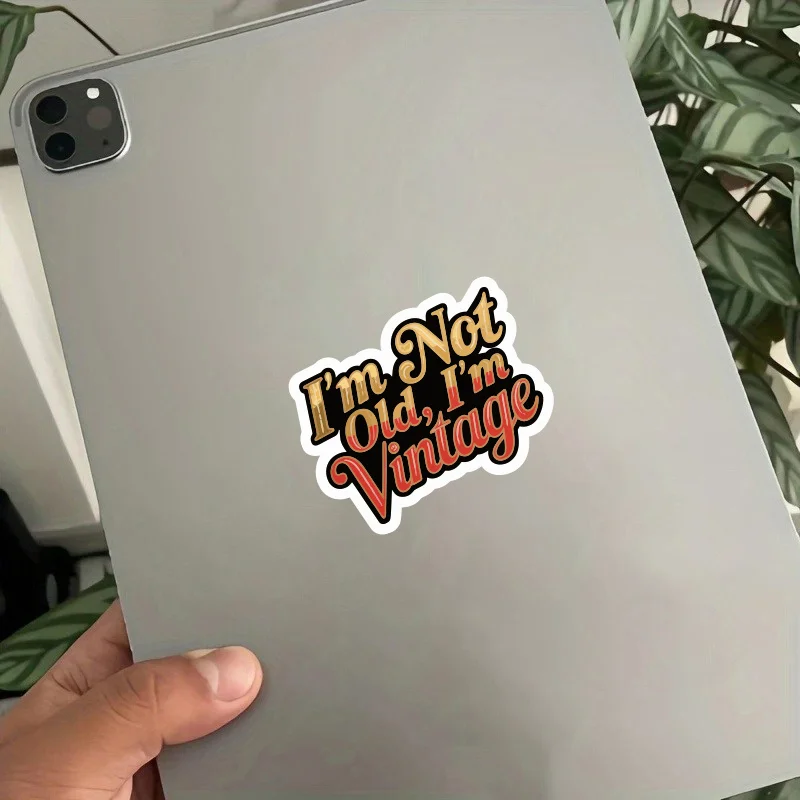 I'm not old anymore, I'm a retro multifunctional personalized sticker | suitable for laptop/water bottle stickers