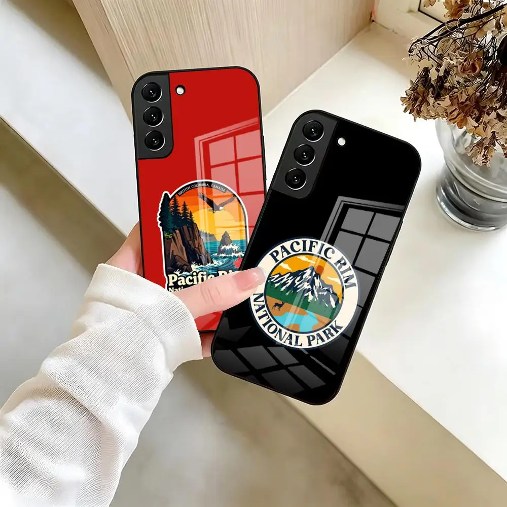 Pacific Rim National Park Phone Case For Samsung S26 S25 Edge S24 S23 S22 Ultra Plus Fe A57 A37 A17 A27 5G Glass Cover