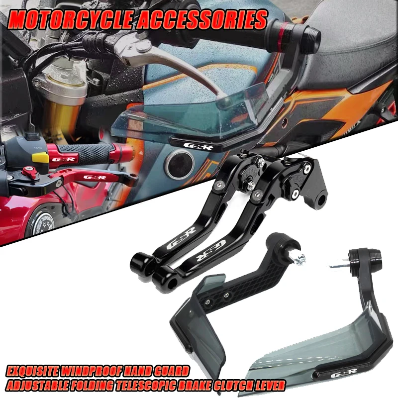 

For Suzuki GSR600 GSR 600 2006 2007 2008 2009 2010 2011 2012 Motorcycles Foldable And Adjustable Brake Rod, Windproof Hand Guard