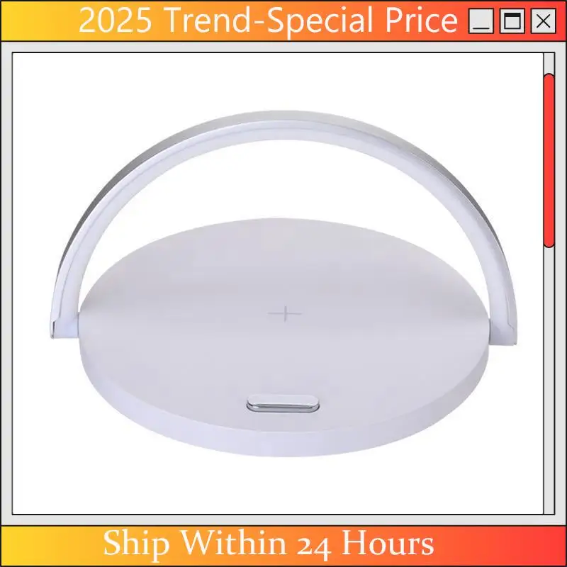 CHYY Top Round Touch Small Desk Lamp Multi-Function Wireless Charger Mobile Phone Holder