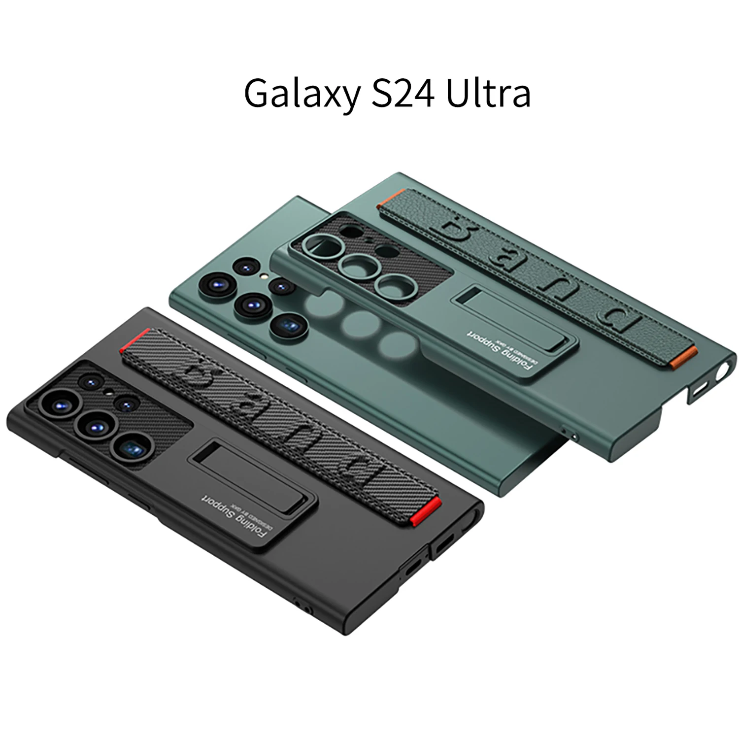 Etui na Samsung Galaxy S26 S25 S24 S23 Ultra, przyjazne dla skóry, matowe, z uchwytem, paskiem na nadgarstek, odporne na wstrząsy, twarde etui ochronne, akcesoria. — zdjęcie produktu 6