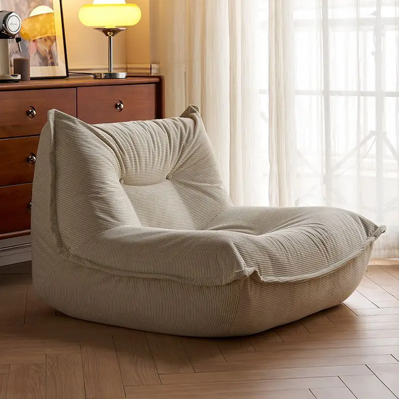 New lazy sofa small apartment room balcony caterpillar sofa lazy leisure living room single sofa