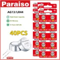 40PCS AG13 LR44