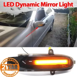 2pcs Flowing Mirror Dynamic LED Turn Signal Light Car Styling For Mercedes Benz C Class W203 W211 S203 CL203 2001-2007