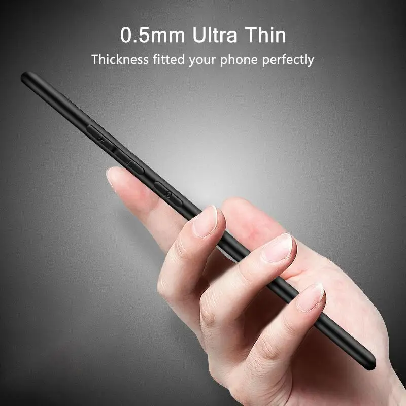Weiche, mattschwarze TPU-Hülle für Xiaomi Redmi Note 9S 9 Pro Max, dünne Hülle, Capa auf Redmi Note 9 Pro Cover – Detail 5