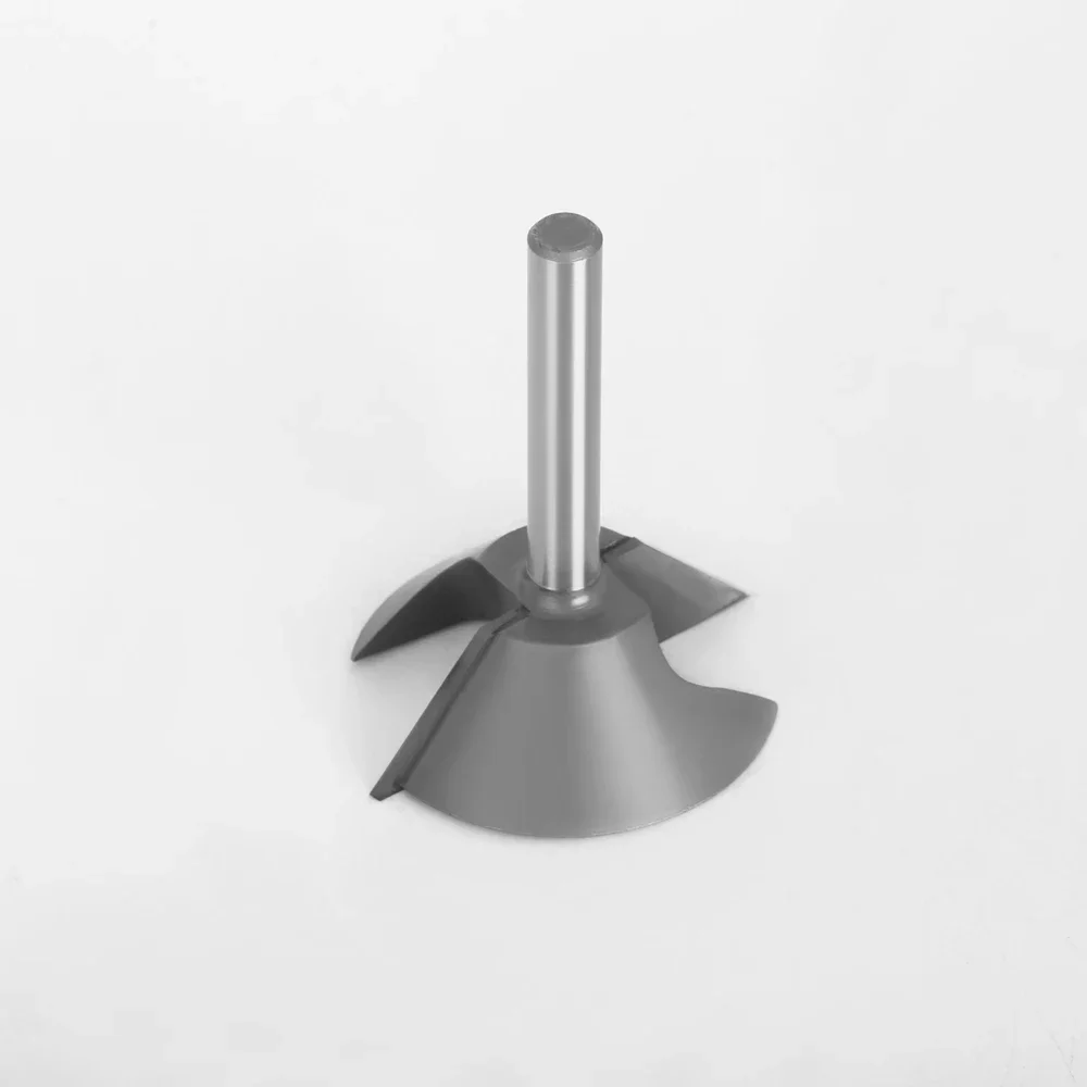 1pc 8mm Shank Woodworking Router Bit Dovetail Joint Bottom Cleaning Engraving Milling Cutter for Wood