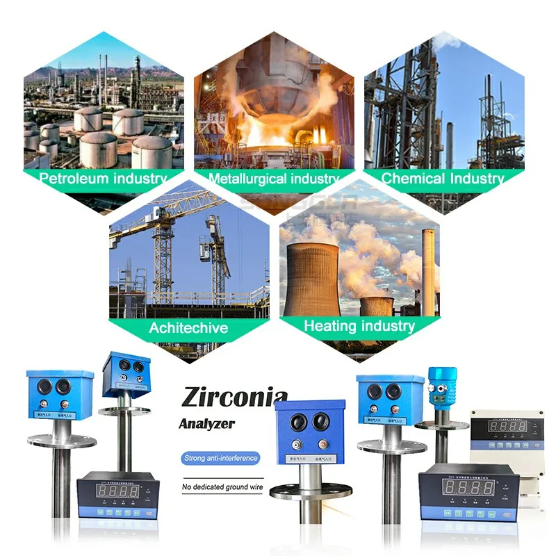 مستشعر محلل الأكسجين الزركونيوم منتج OEM قابل للتخصيص لقياس أكسجين المدخنة #5