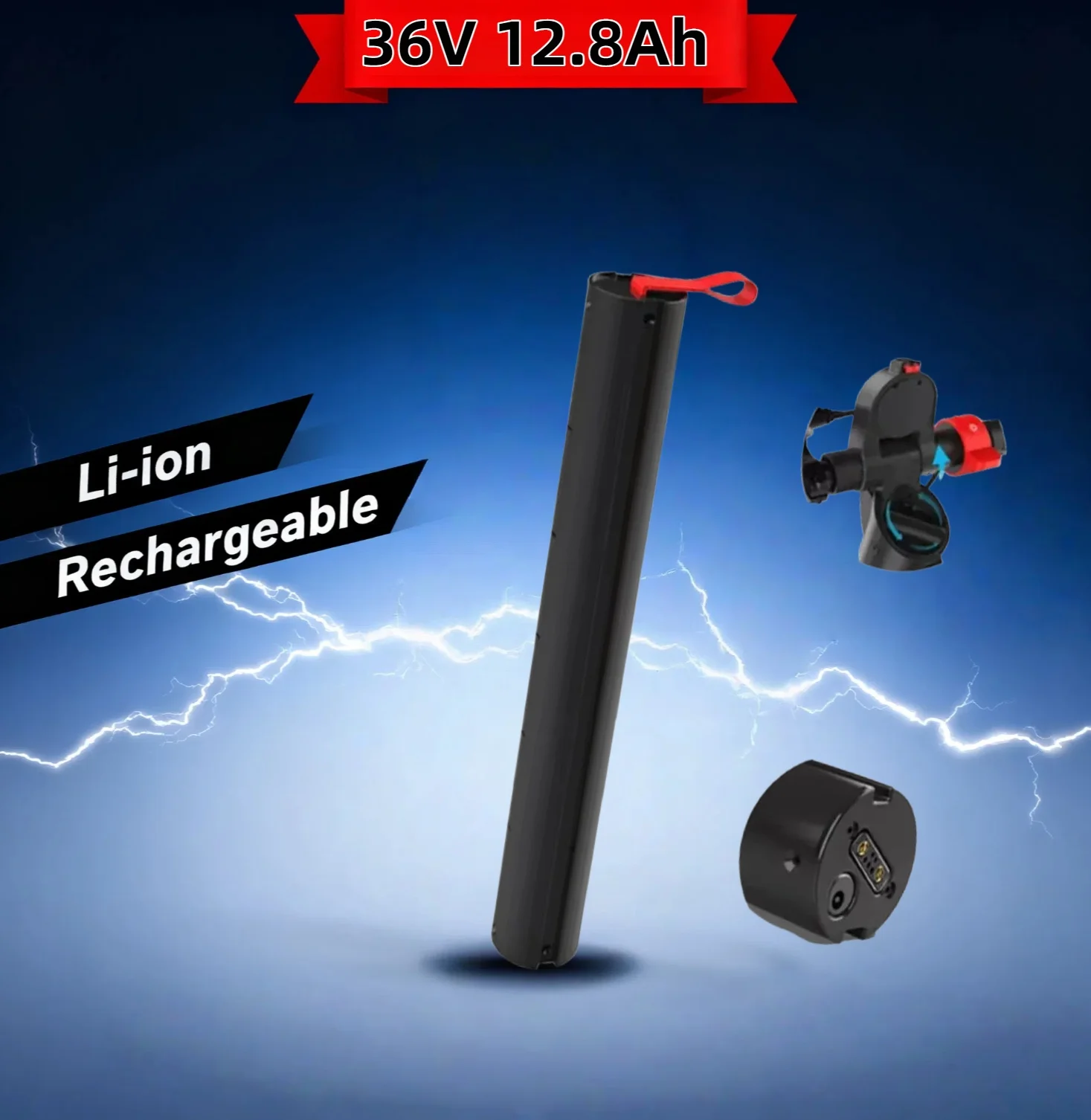 

36V 12.8Ah Foldable Built-in Rechargeable Battery for HX X7 Electric Scooter, ForX7 Scooter Battery To , Durable Power Accessory