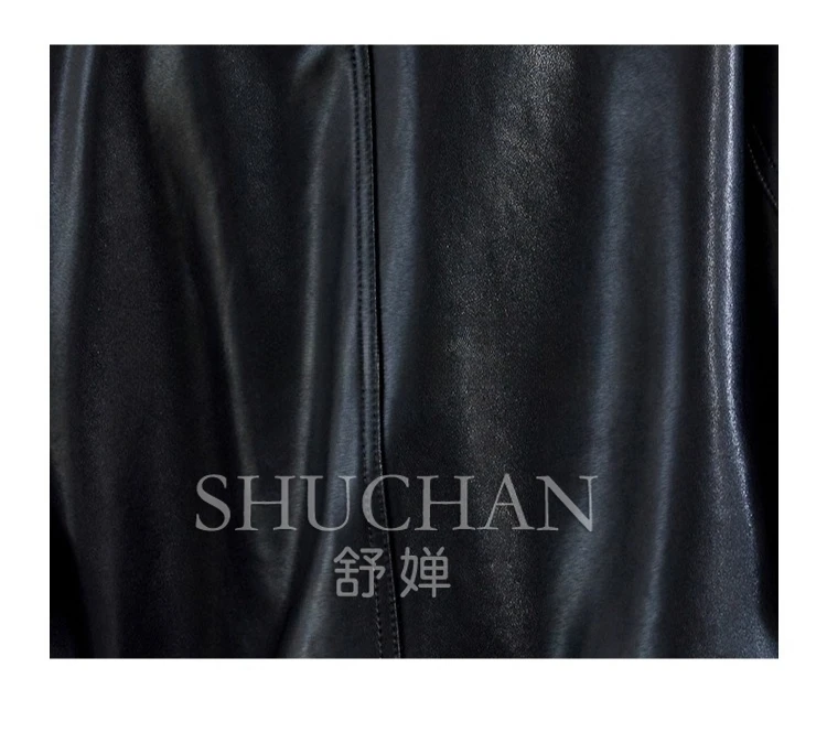new Brown cowhide, semi-vegetable tanned sheepskin autumn loose leather jacket women's loose2025