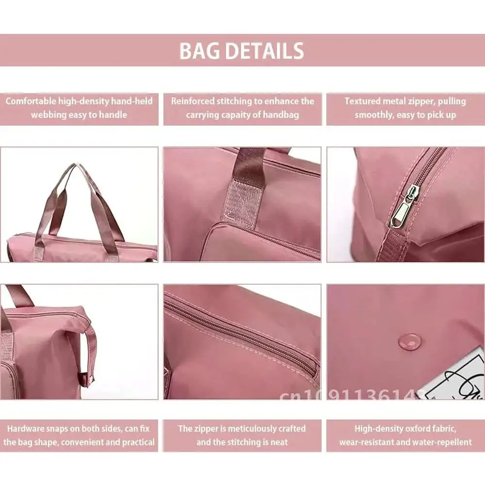 Large Capacity Folding Travel Bags Waterproof Luggage Tote Handbag Sport Bag Yoga Women Shoulder Bag For Travel Duffle Storage