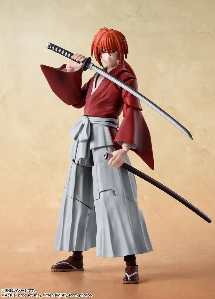 In Stock Bandai S.H.Figuarts SHF Kenshin Himura Action Figure Collectible Toy Gift