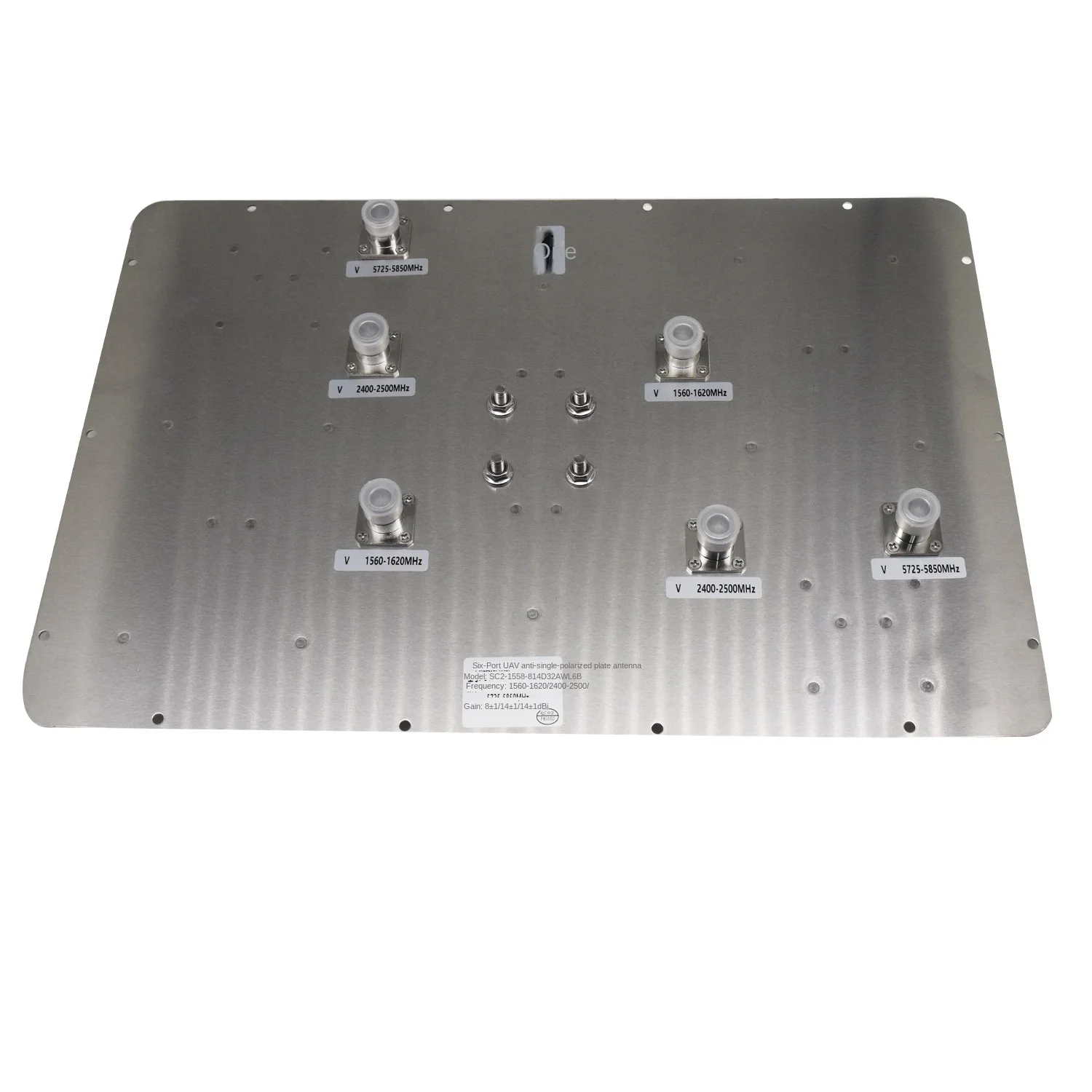 KN-KD3000 Six-port  CPE Antenna 15.0dBi Gain 2*n Female Connector Adhesive Installation 2.4GHz/5GHz 1.5GHz