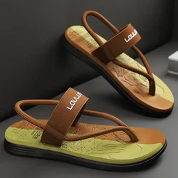 Sandals for Men Flip Flops New Summer Men's Sandals Dual-purpose Outdoor Leisure Beach Shoes Men's Slippers Mens Open Shoes