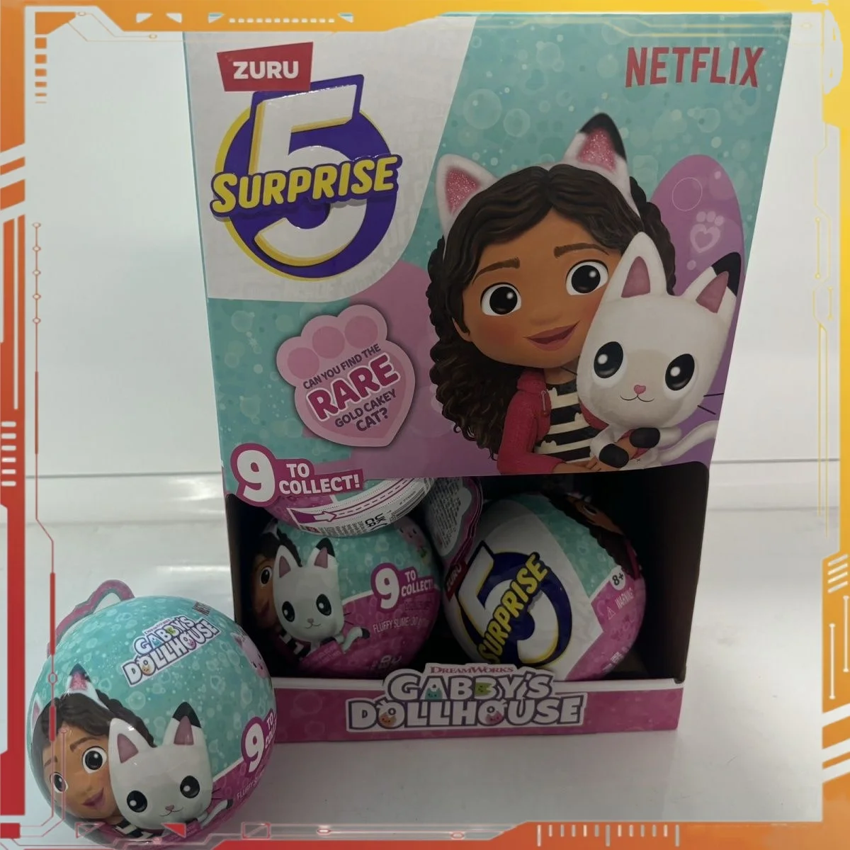 

Аниме кукольный домик Габи 5x сюрприз яйцо шарик слепая коробка настольная миниатюрная игрушка-симулятор мини-модель подарок для девочки